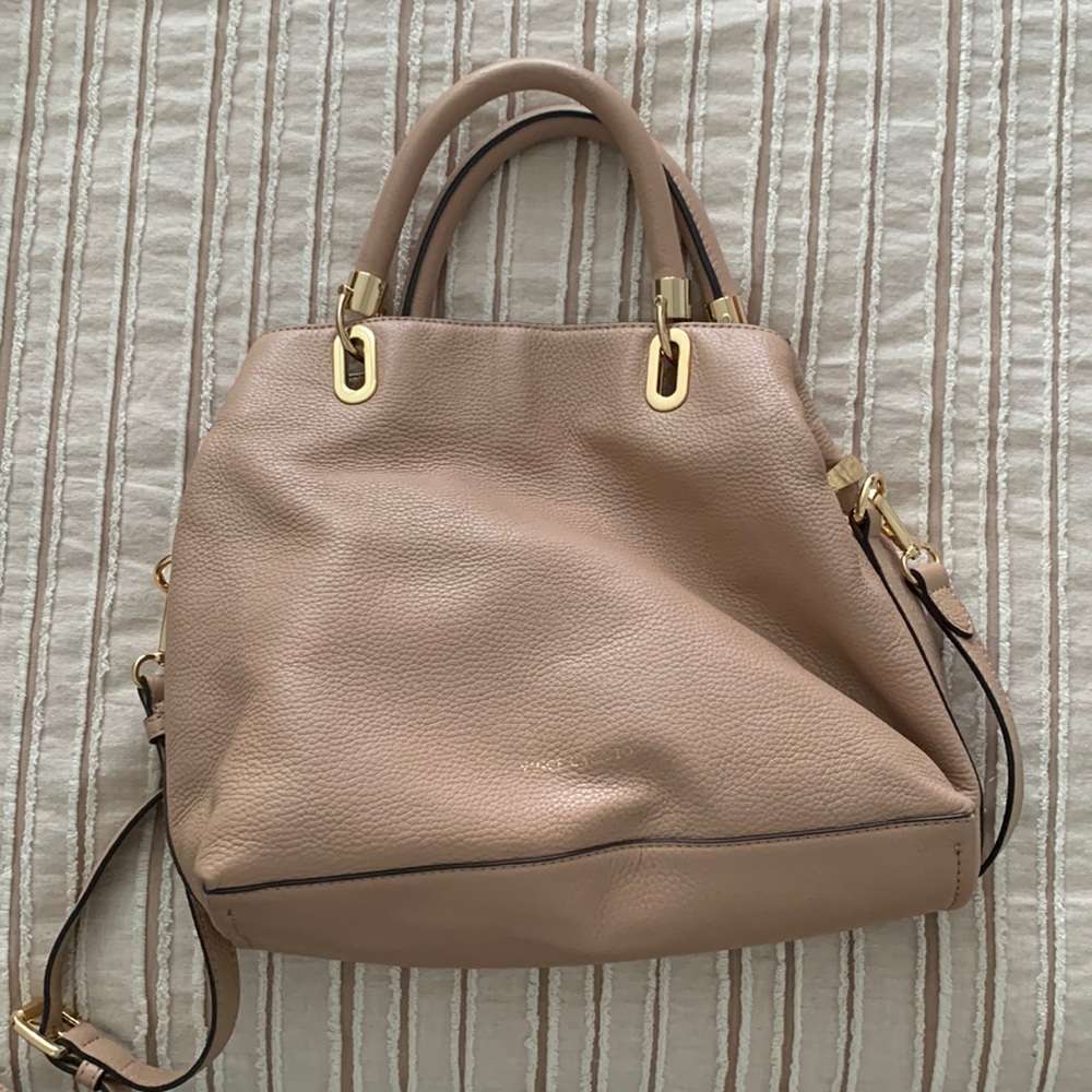 vince camuto pebble leather bag